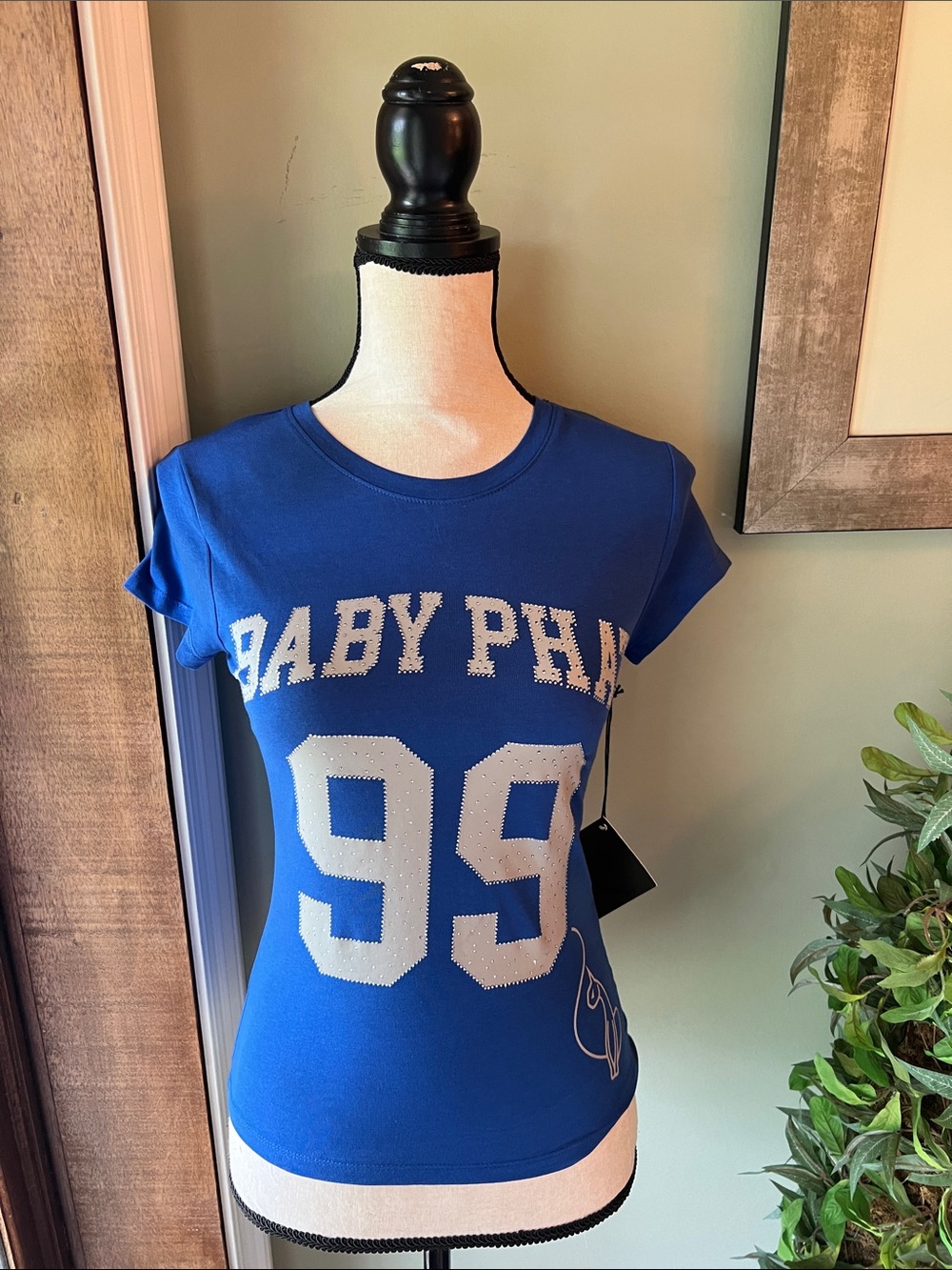 Baby Phat Royal Blue Graphic '99 Tee